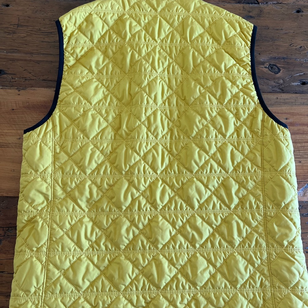 Yellow Quilted Vest